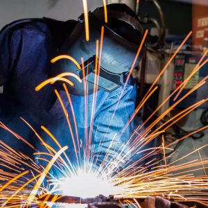 image of man welding